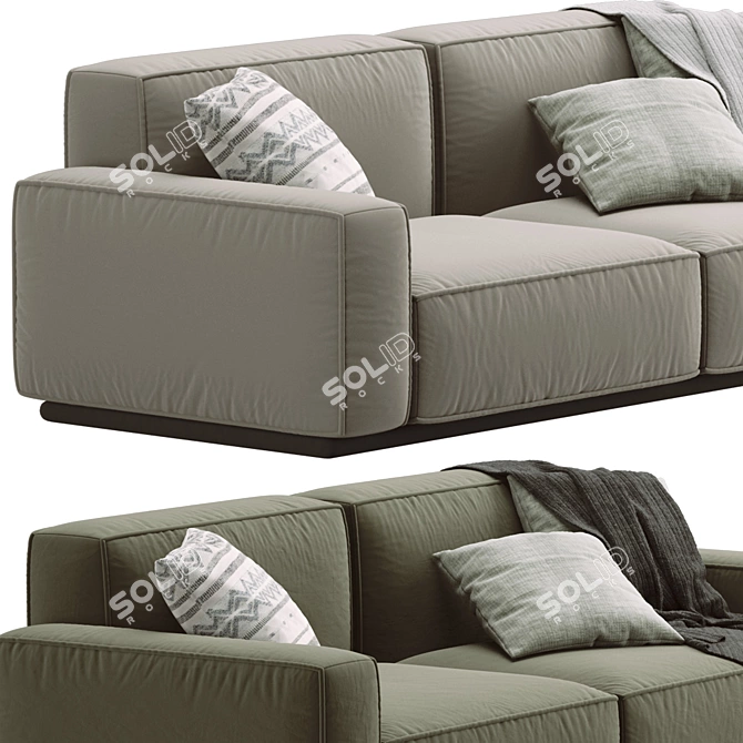 Modern Arflex Sofa Set Design 3D model image 2