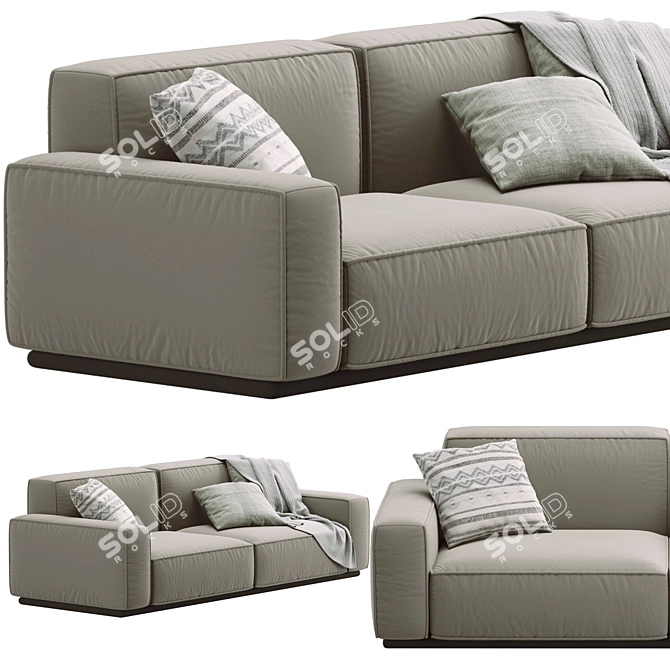 Modern Arflex Sofa Set Design 3D model image 3