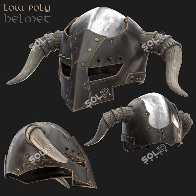 Shadow Lord's Helm 3D model image 1