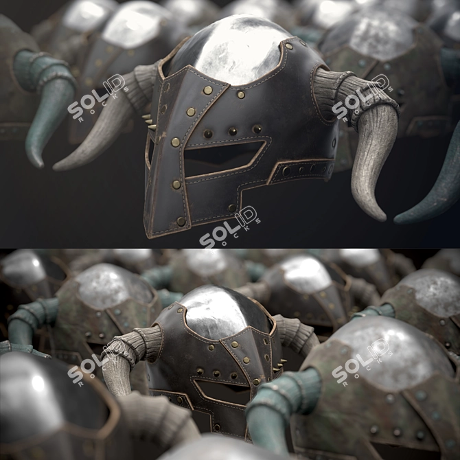 Shadow Lord's Helm 3D model image 2