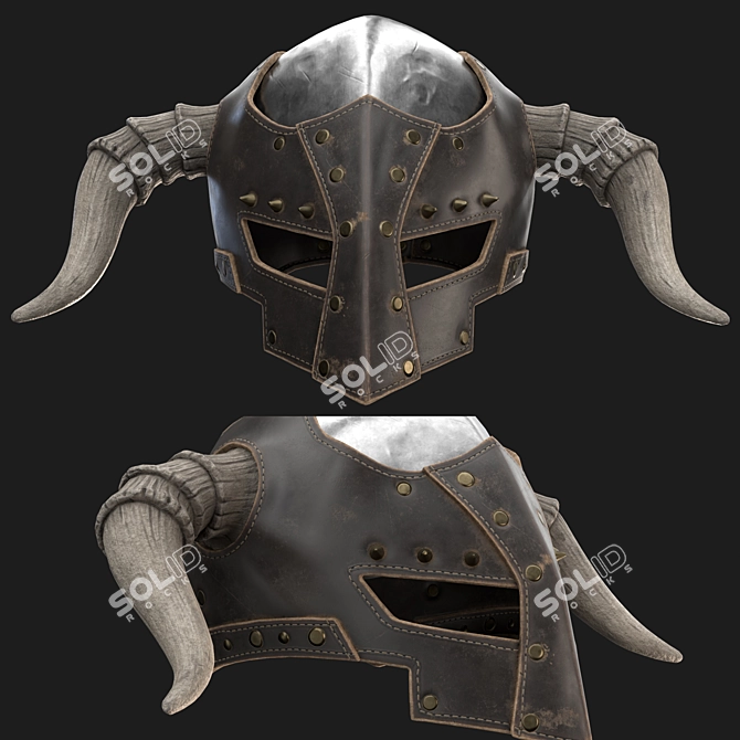 Shadow Lord's Helm 3D model image 4