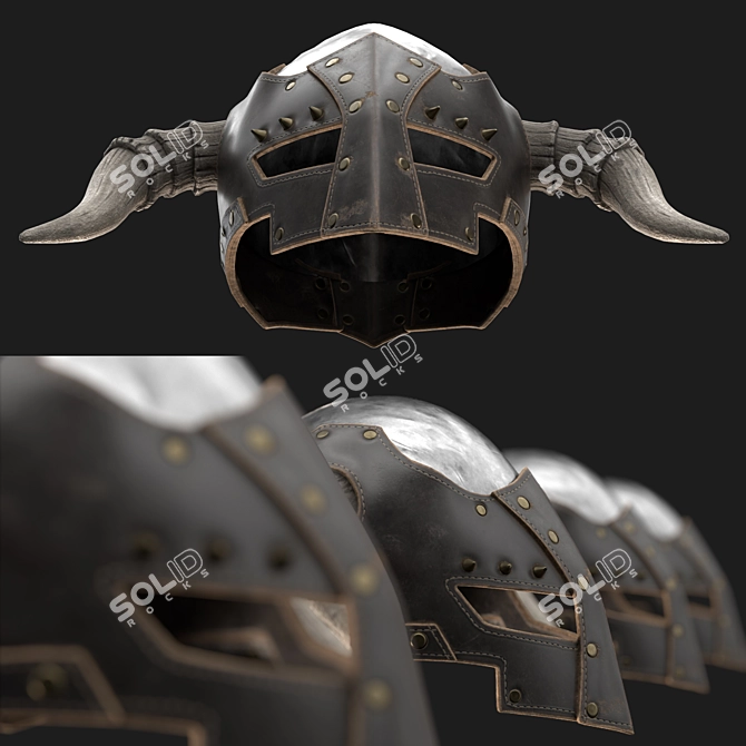 Shadow Lord's Helm 3D model image 5