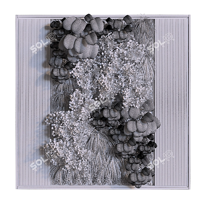 Vertical Greenery Set 304 3D model image 6