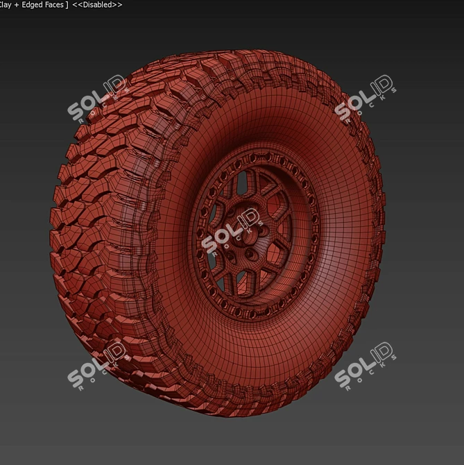 Toyo Tires 3D Model - High Poly 3D model image 6