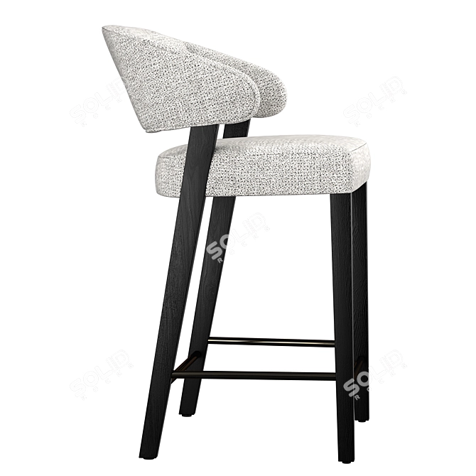 Mesh Furniture Bar Stool 3D model image 3