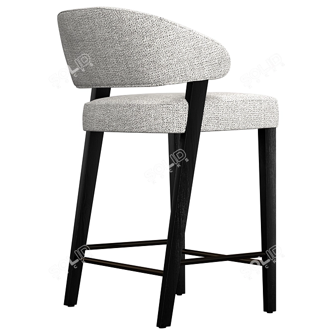 Mesh Furniture Bar Stool 3D model image 4