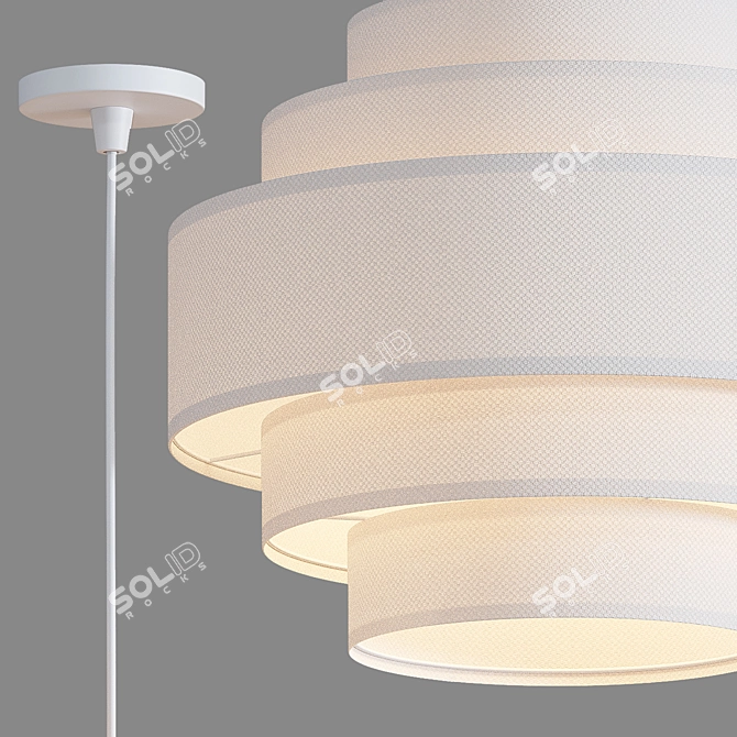 Modern Pendant Light Fixture Miguel 3D model image 3