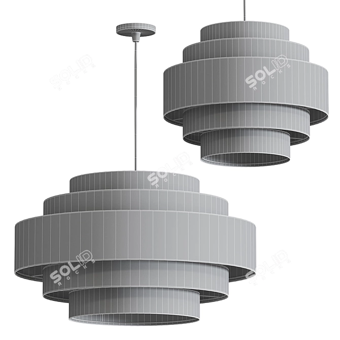 Modern Pendant Light Fixture Miguel 3D model image 4