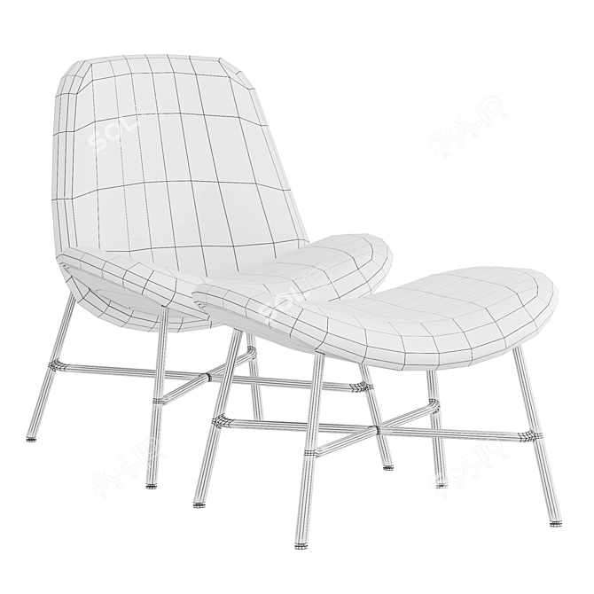 Modern Colorful 3D Furniture Model 3D model image 4