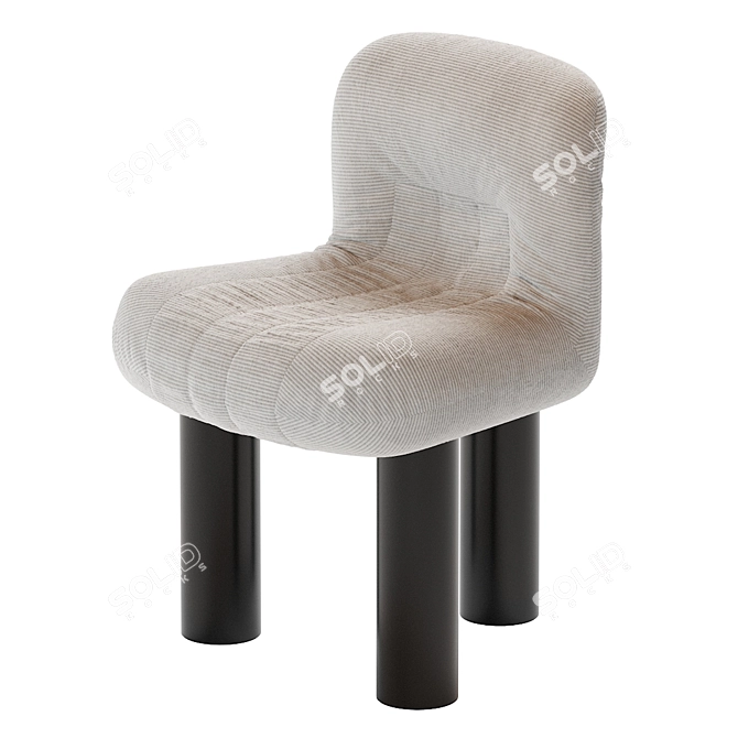 Modern BOTOLO Chair Design 3D model image 2