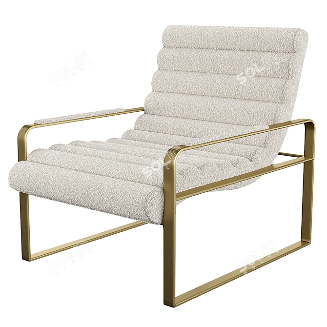 Eichholtz Chair Olsen: Luxury Comfort 3D model image 1