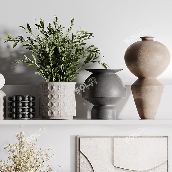 Elegant Decor Set26 - 2015 3D model image 4