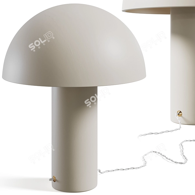 Modern Night and Day Table Lamp 3D model image 3