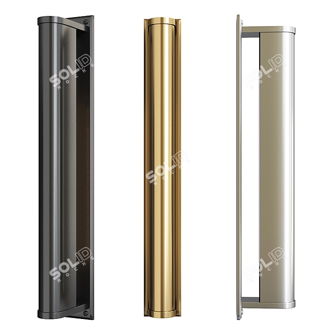 Sleek Modern Meudon Wall Sconce 3D model image 1