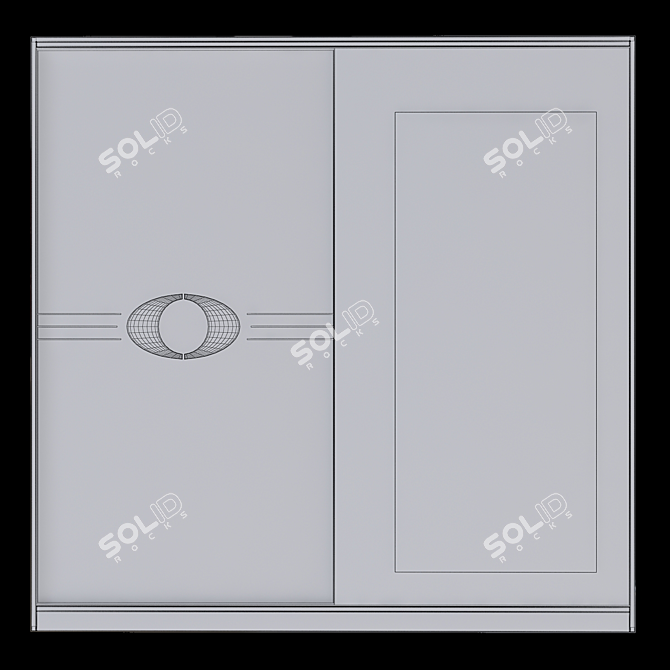 "Defne Large Wardrobe in MODALIFE 3D model image 3