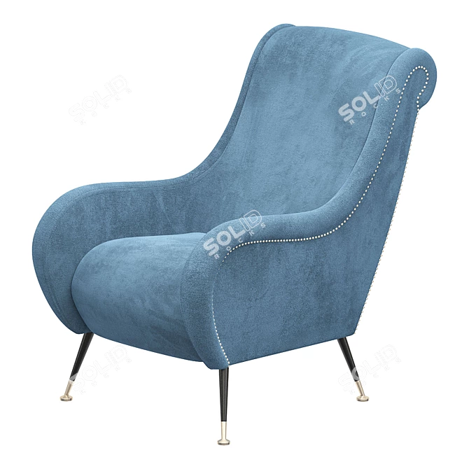 Elegant Eichholtz Giardino Chair 3D model image 1