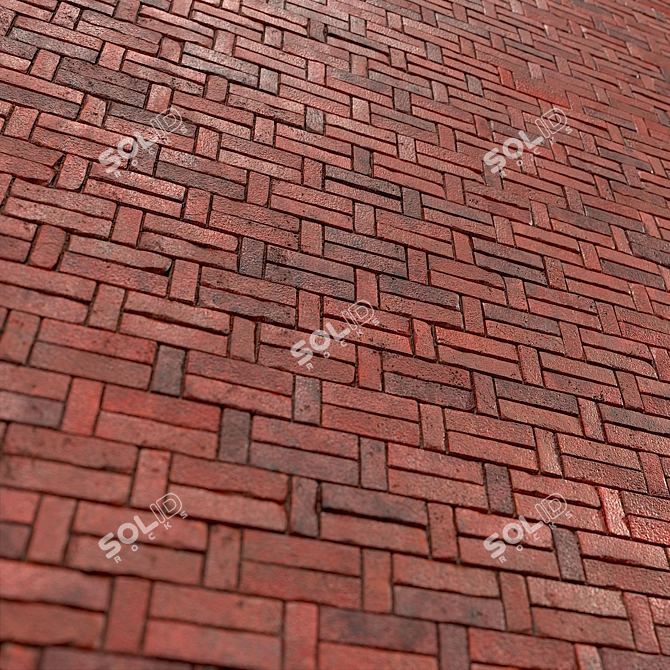 Substance Designer Seamless Brick PBR 3D model image 2