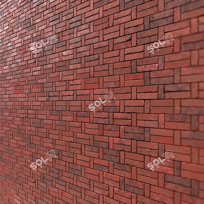 Substance Designer Seamless Brick PBR 3D model image 3