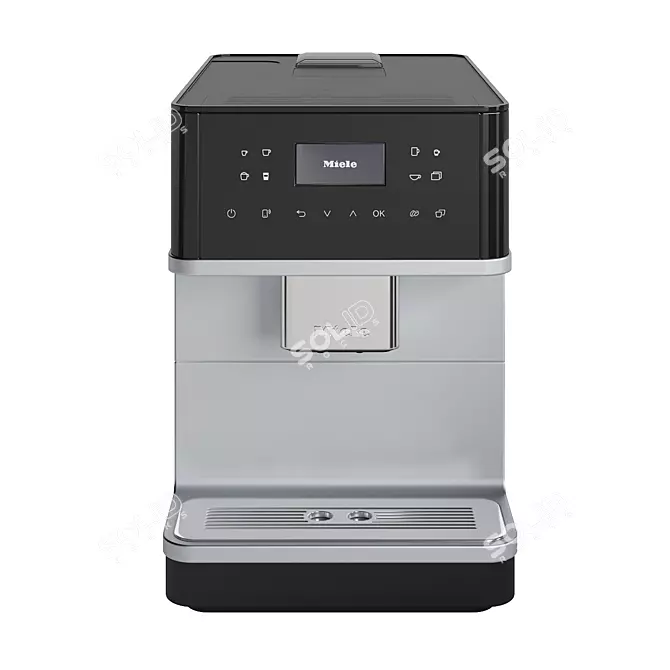 CM6160 Coffee Machine: Compact and Stylish 3D model image 2