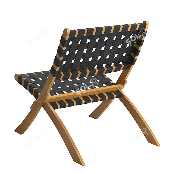 Sienna Lounge Chair Outdoor Comfort 3D model image 3