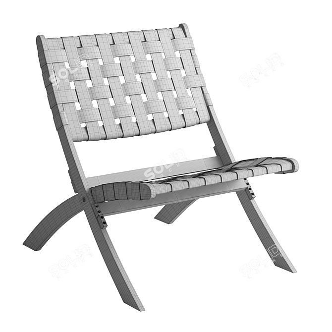 Sienna Lounge Chair Outdoor Comfort 3D model image 5