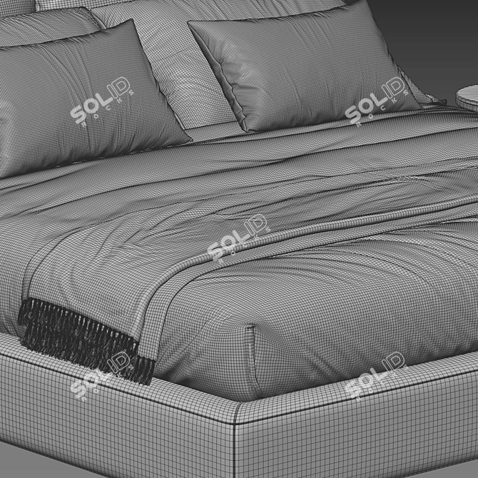 Restoration Hardware Cloud Bed Platform 3D model image 3