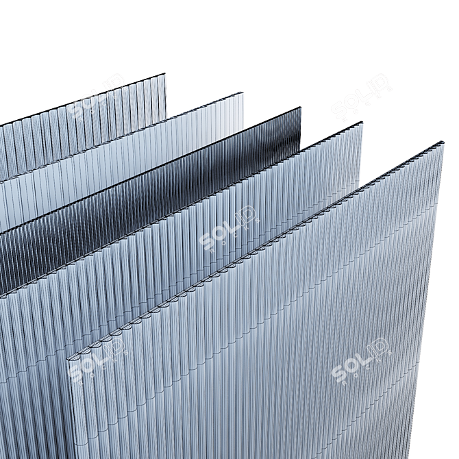 3D Panel Set with UVW Mapped 3D model image 5