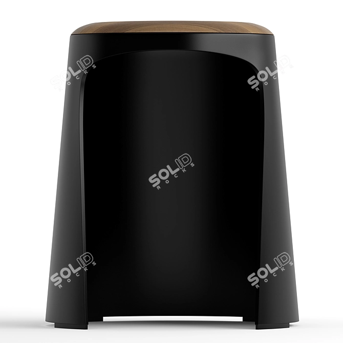 Stylish SELLEX HANDY Stool 3D model image 4