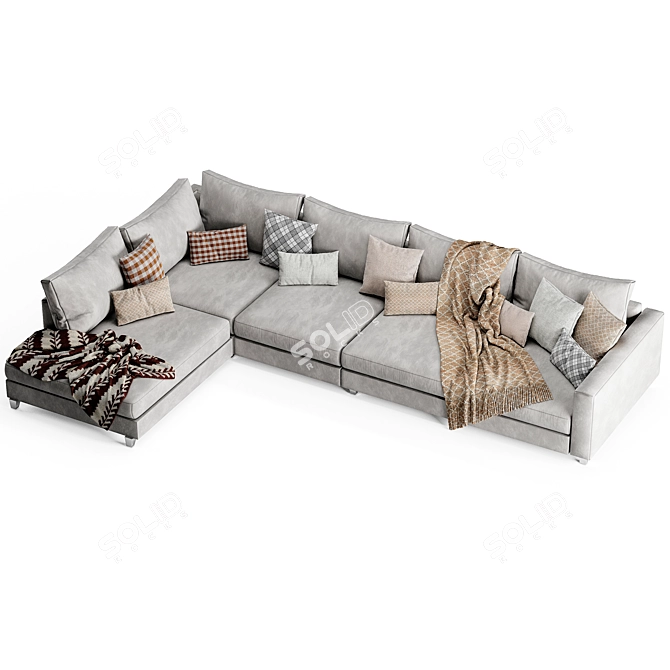 Modern Corner Sofa Malte 2015 3D model image 3