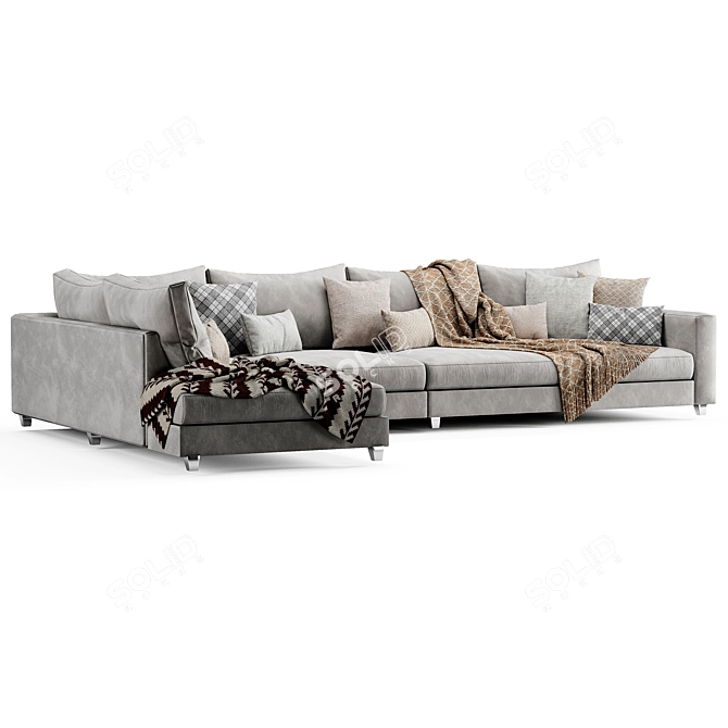 Modern Corner Sofa Malte 2015 3D model image 4