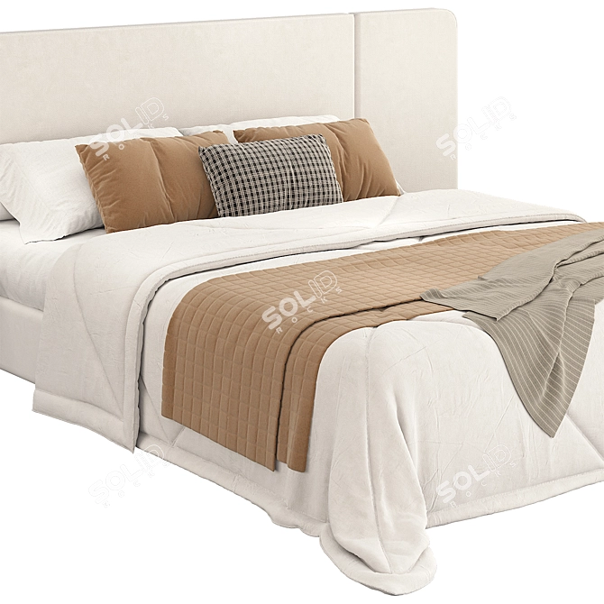  RH Modena Bed 3D Model 3D model image 3