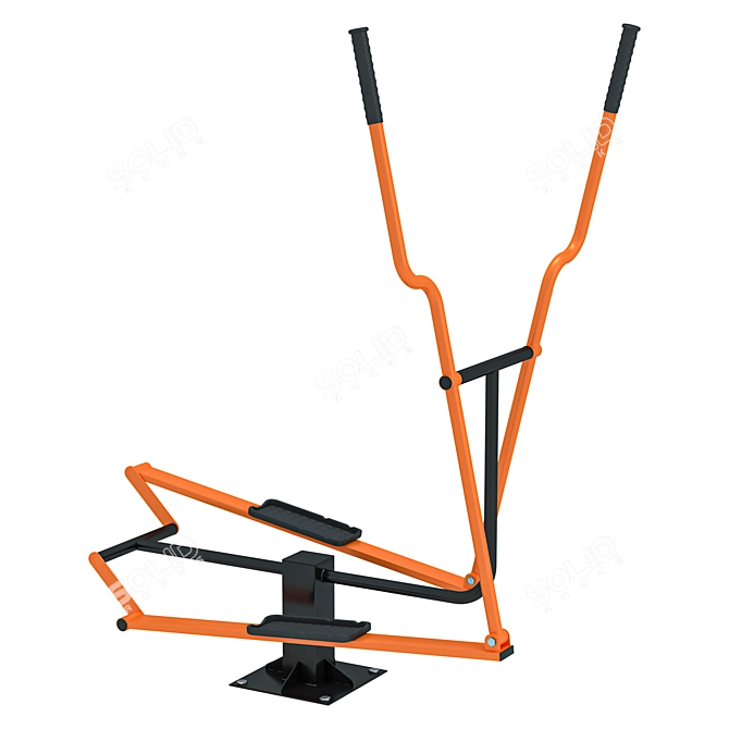 Outdoor Fitness Equipment Set 3D model image 3