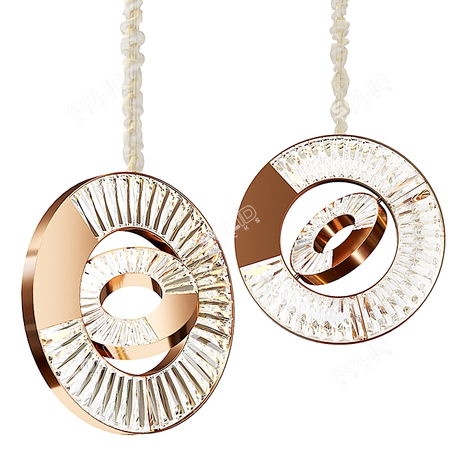 Modern Celestina Pendant Light 3D model image 1