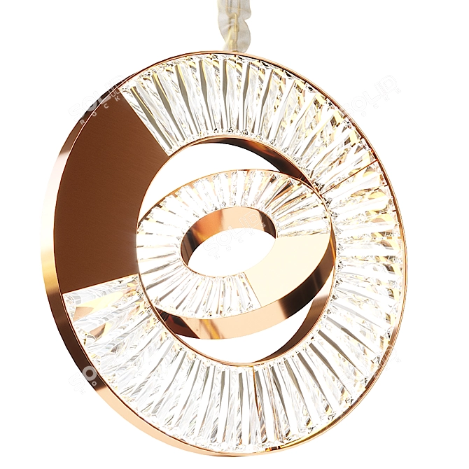 Modern Celestina Pendant Light 3D model image 2