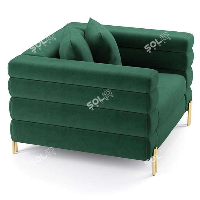 York Chair Eichholtz: 3D Model. 3D model image 3