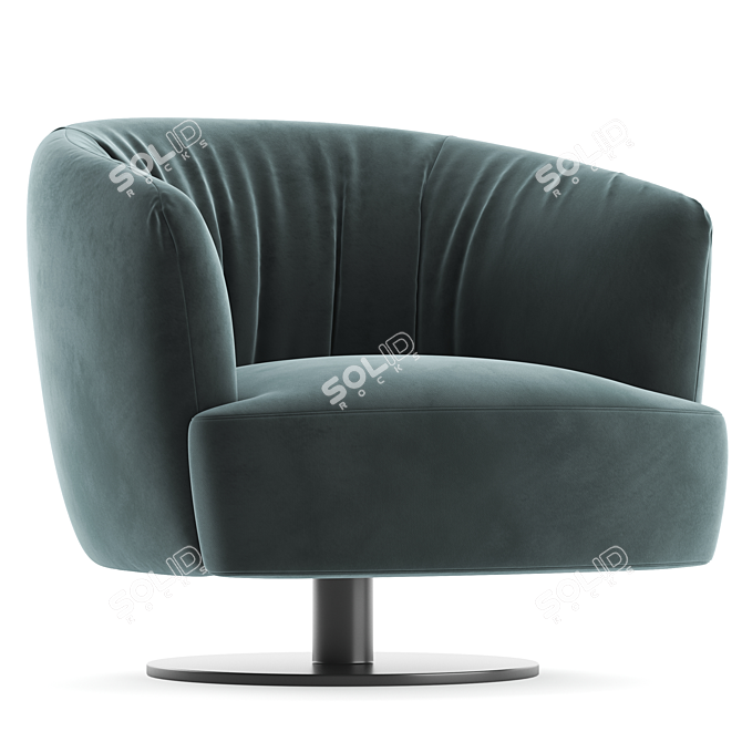  DIGA NICOLINE 3D Armchair Model 3D model image 1