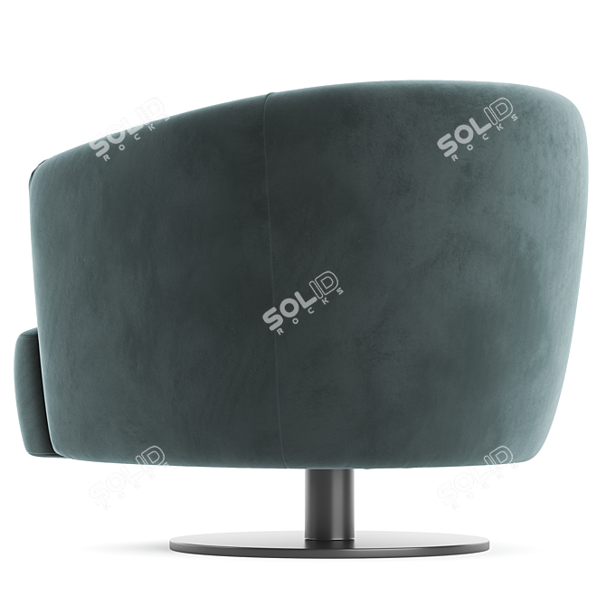  DIGA NICOLINE 3D Armchair Model 3D model image 4