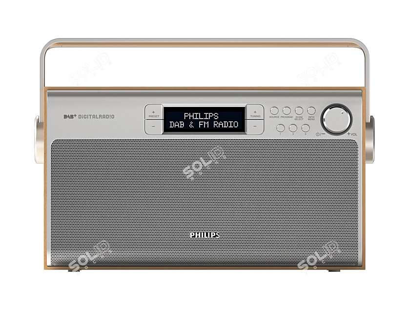 Philips AE5220 Portable Radio Model 3D model image 3