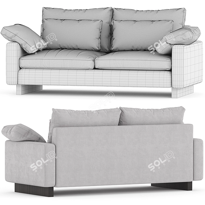 Modern Harmony 2017 Sofa 3D model image 2