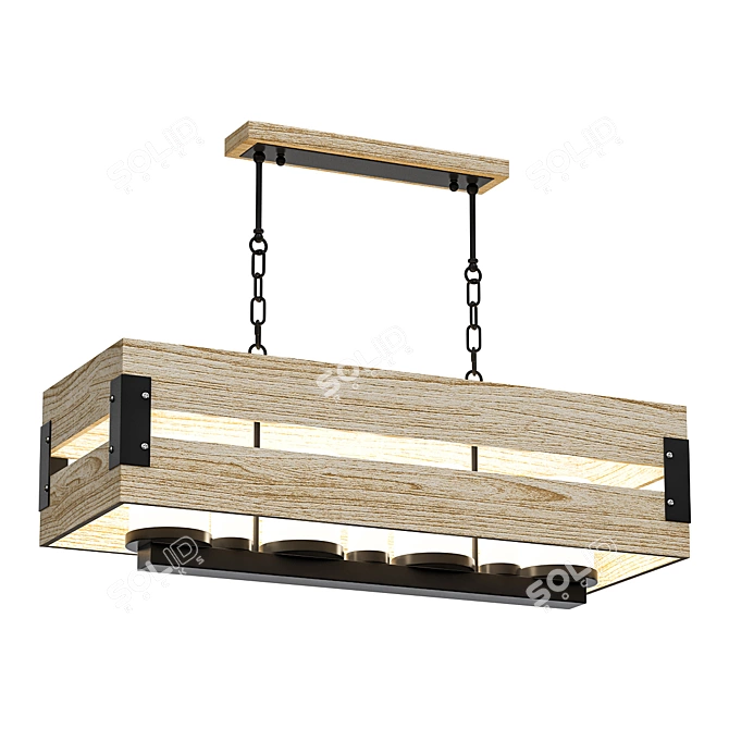 Berlin Loft Chandelier by Imperiumloft 3D model image 1