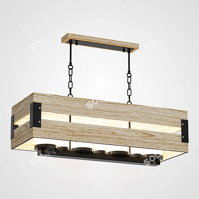 Berlin Loft Chandelier by Imperiumloft 3D model image 2