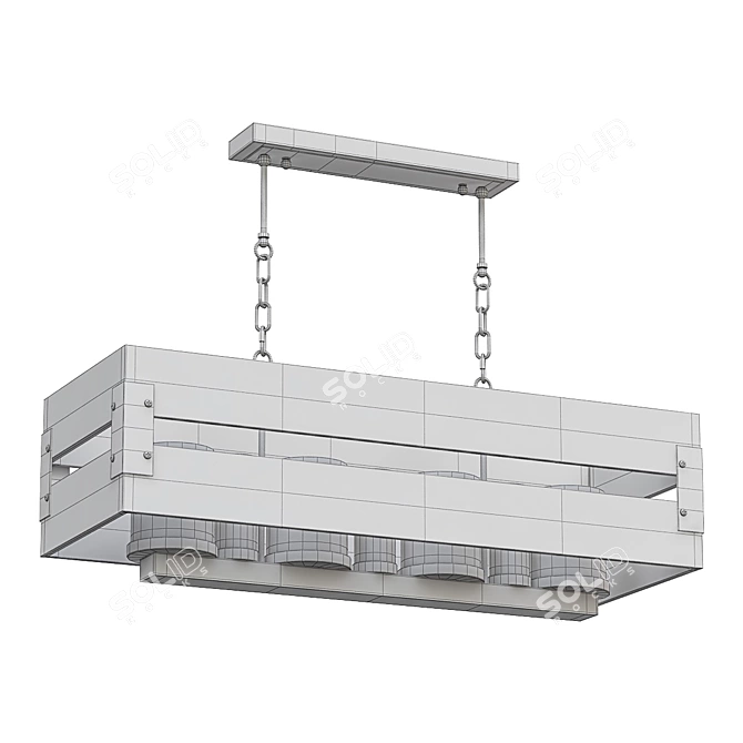 Berlin Loft Chandelier by Imperiumloft 3D model image 3