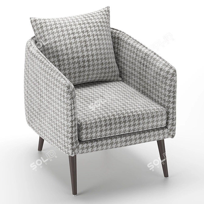 Danton Home Mount Armchair 3D model image 1