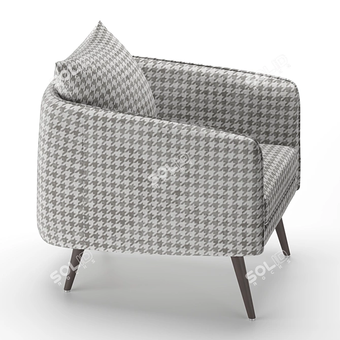 Danton Home Mount Armchair 3D model image 2