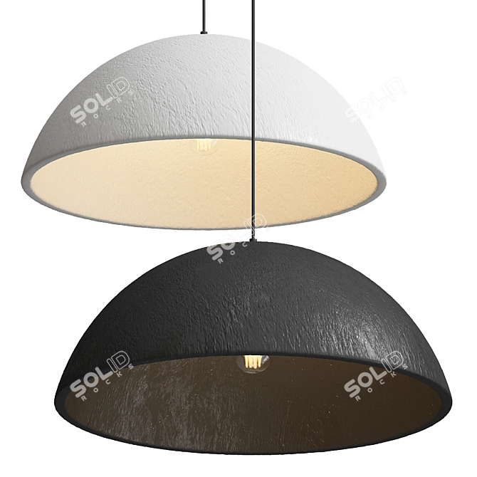Modern Dana Pendant Light 3D model image 1