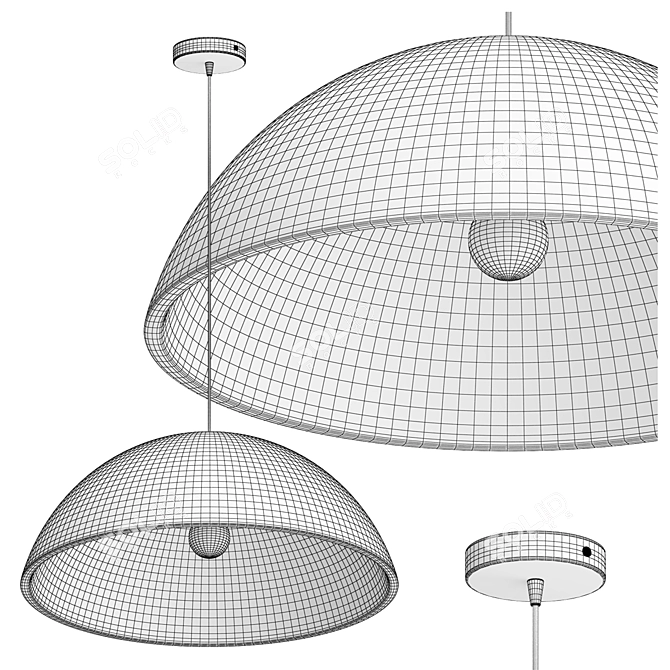 Modern Dana Pendant Light 3D model image 3
