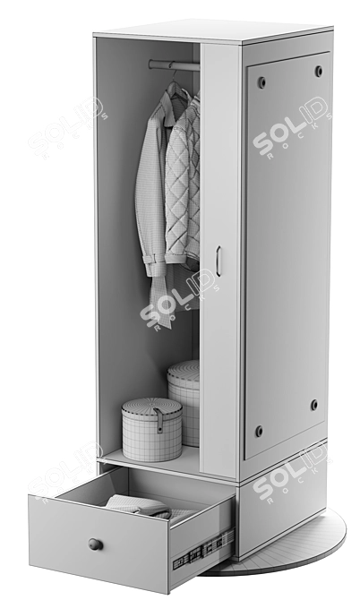 Storage Mirror Combo 3-in-1 3D model image 6