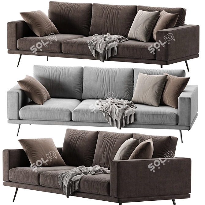 CARLTON Sofa 2013 3D Model 3D model image 1