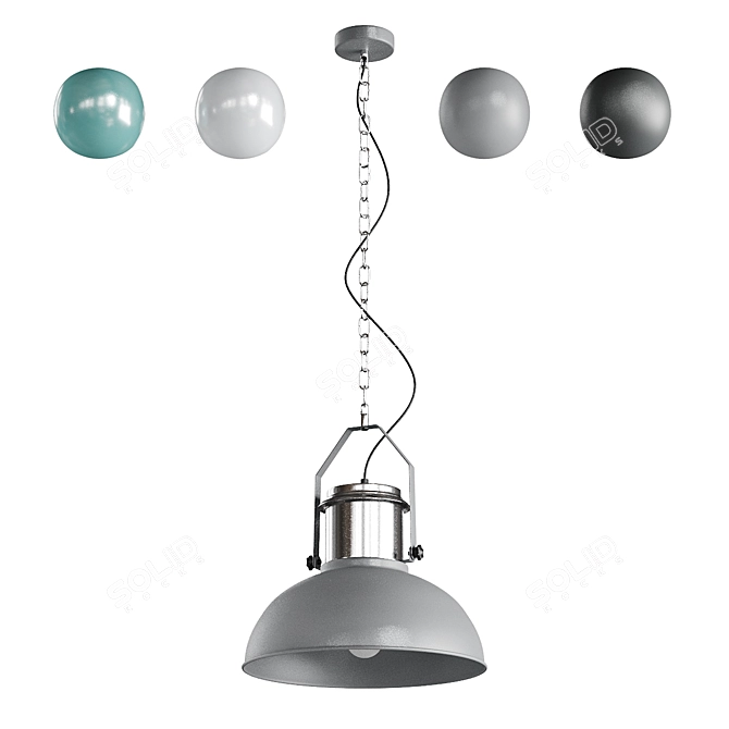 Modern Pendant Light Inspire Ted 3D model image 1