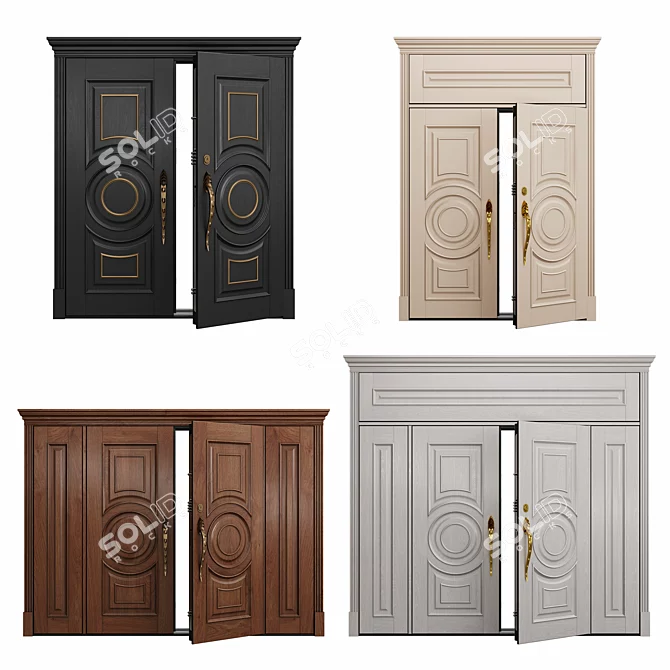 Versatile Argo Diablo Door Collection 3D model image 3